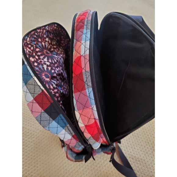 NWT Vera Bradley Campus Backpack in Patriotic Plaid #27966-11404 - Picture 7 of 10